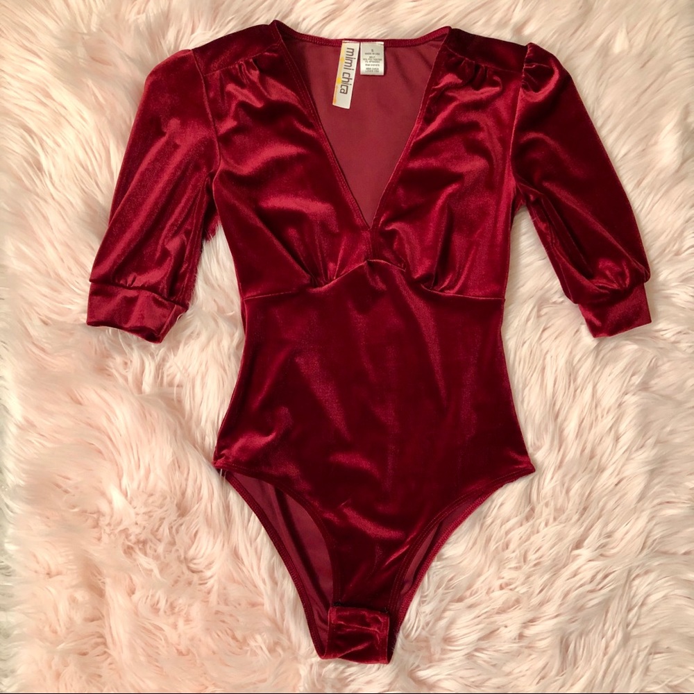 Red Velvet Bodysuit